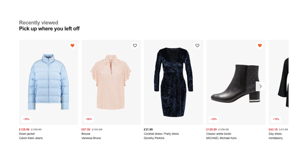Website personalization by Zalando | Netcore
