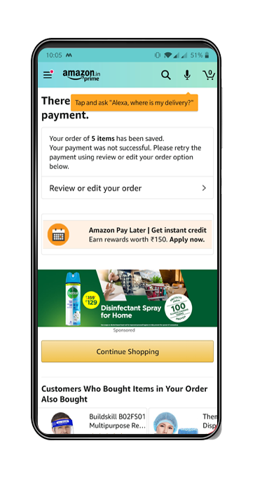 Amazon deploys nudges that would encourage users to use more and more of Alexa
