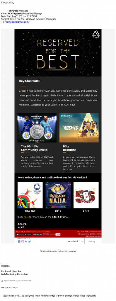 Promotion ALAT cable tv subscription 396x1024