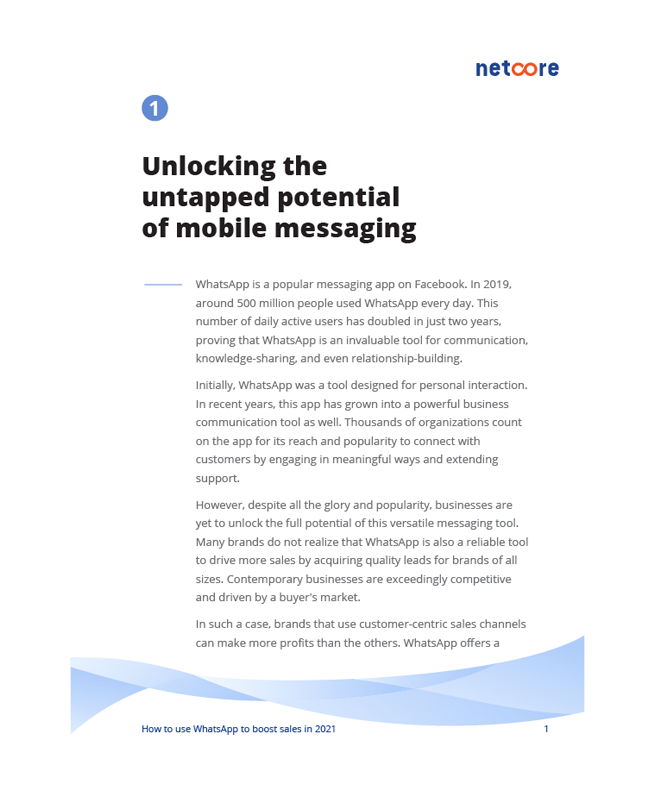 How to use WhatsApp to boost sales in 2021 page 3