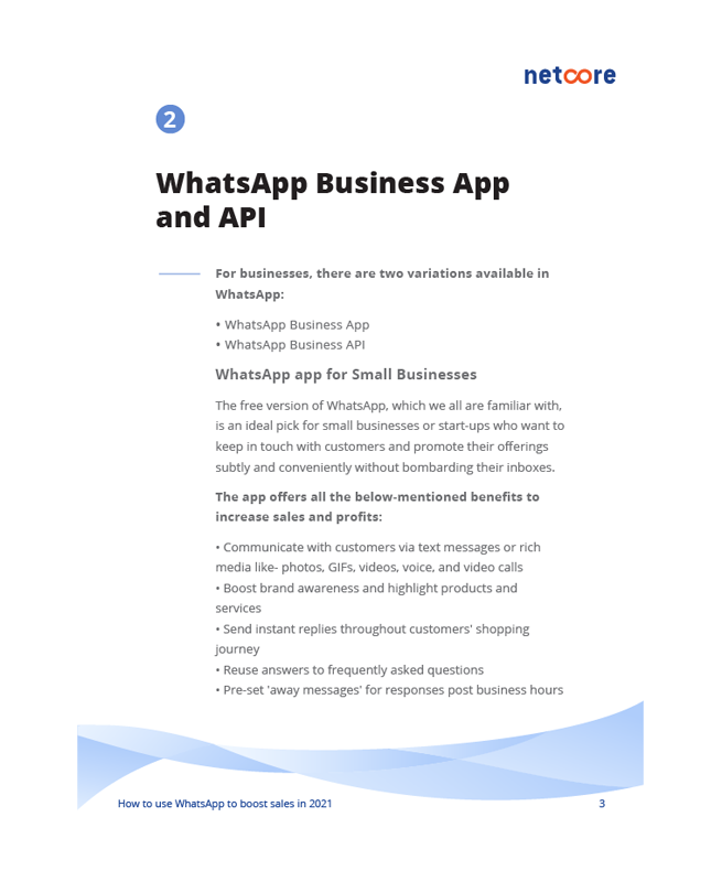 How to use WhatsApp to boost sales in 2021 page 5