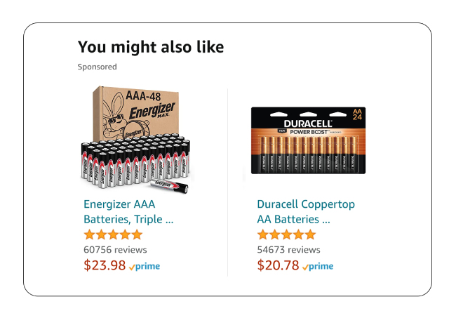 Amazon mobile marketing example