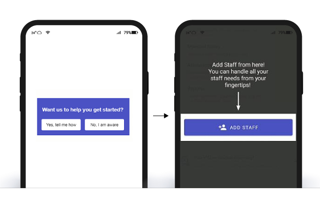 Pagarkhata onboarding mobile marketing example