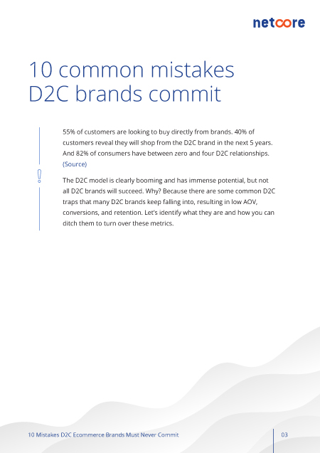 10 mistakes D2C ecommerce pg 3