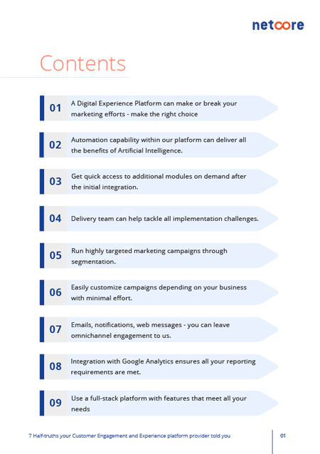 Customer Engagement Content - 9 tips - Netcore