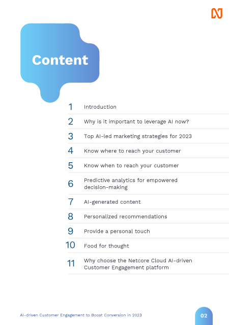 AI-driven Customer Engagement Content