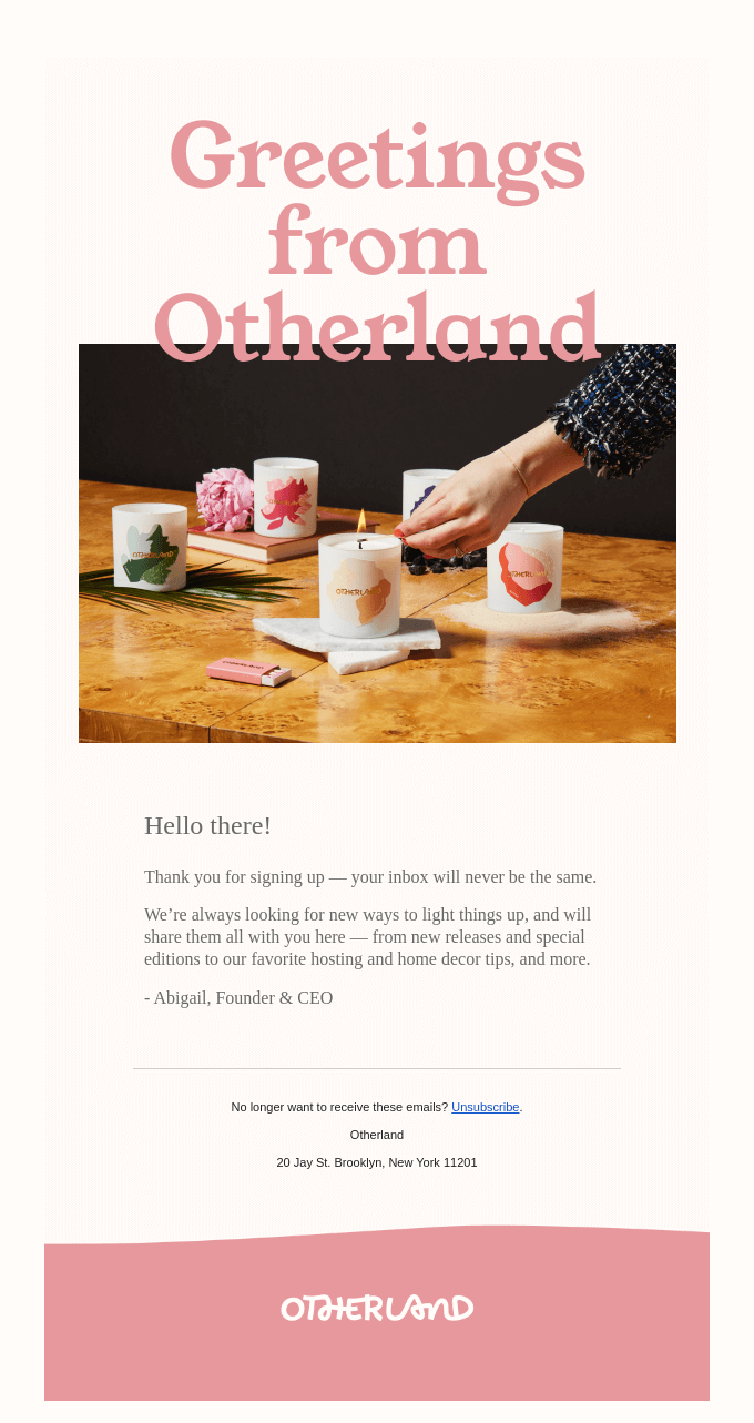 welcome to Otherland email