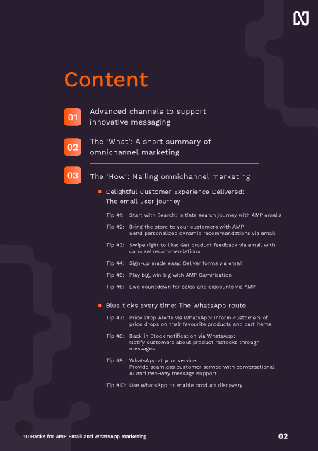 10 Hacks to AMP Email and WhatsApp Marketing cover image 1
