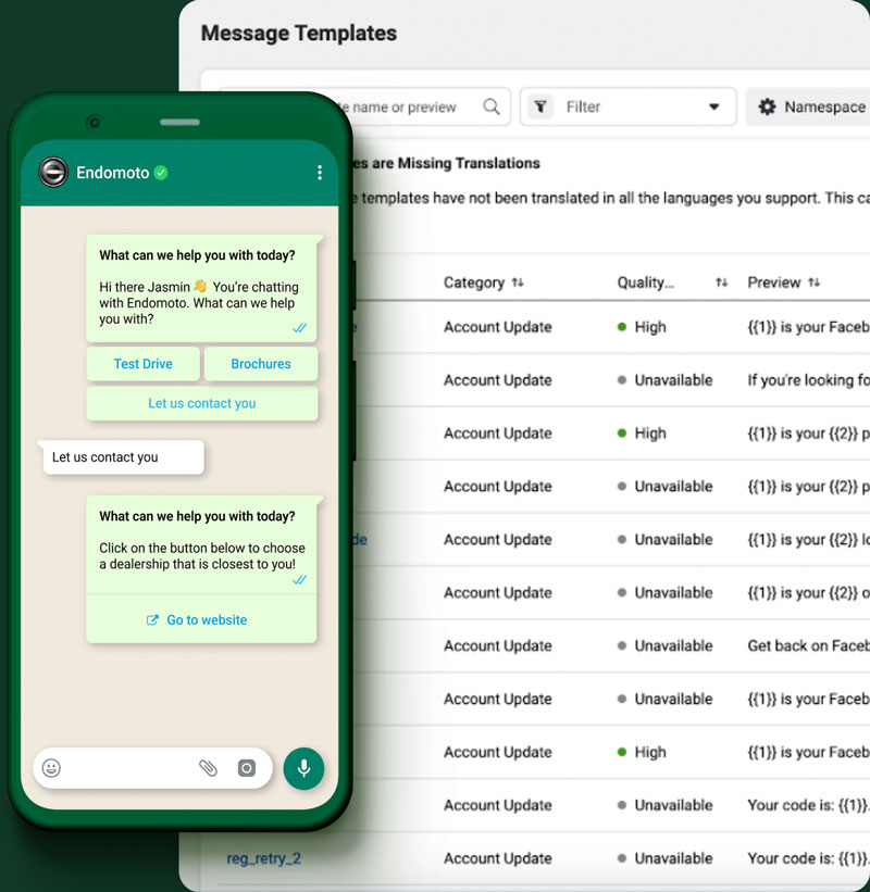 Whatsapp Business Template - Netcore