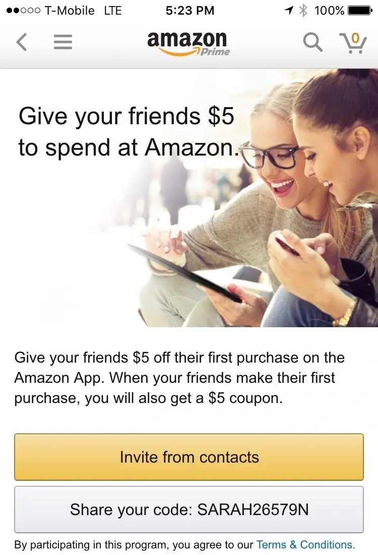 Offer incentives-Amazon prime
