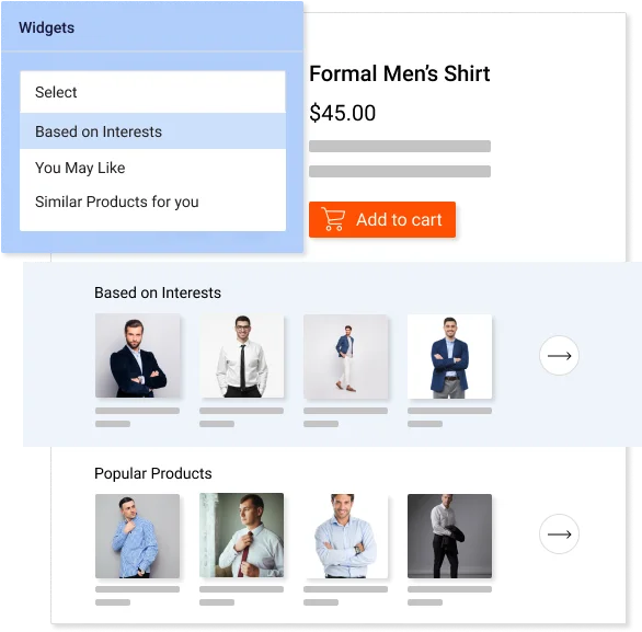 Suitable Recommendation Widgets - Netcore