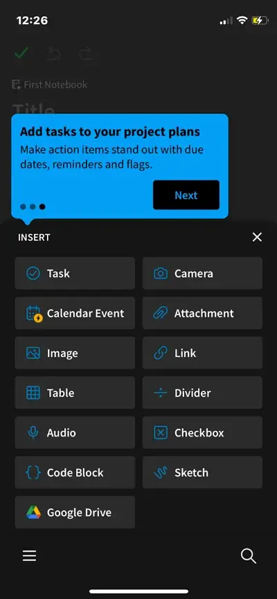 Add tasks to your project plans