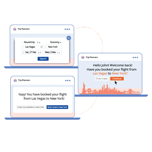 Personalize banner across multiple web pages - Netcore