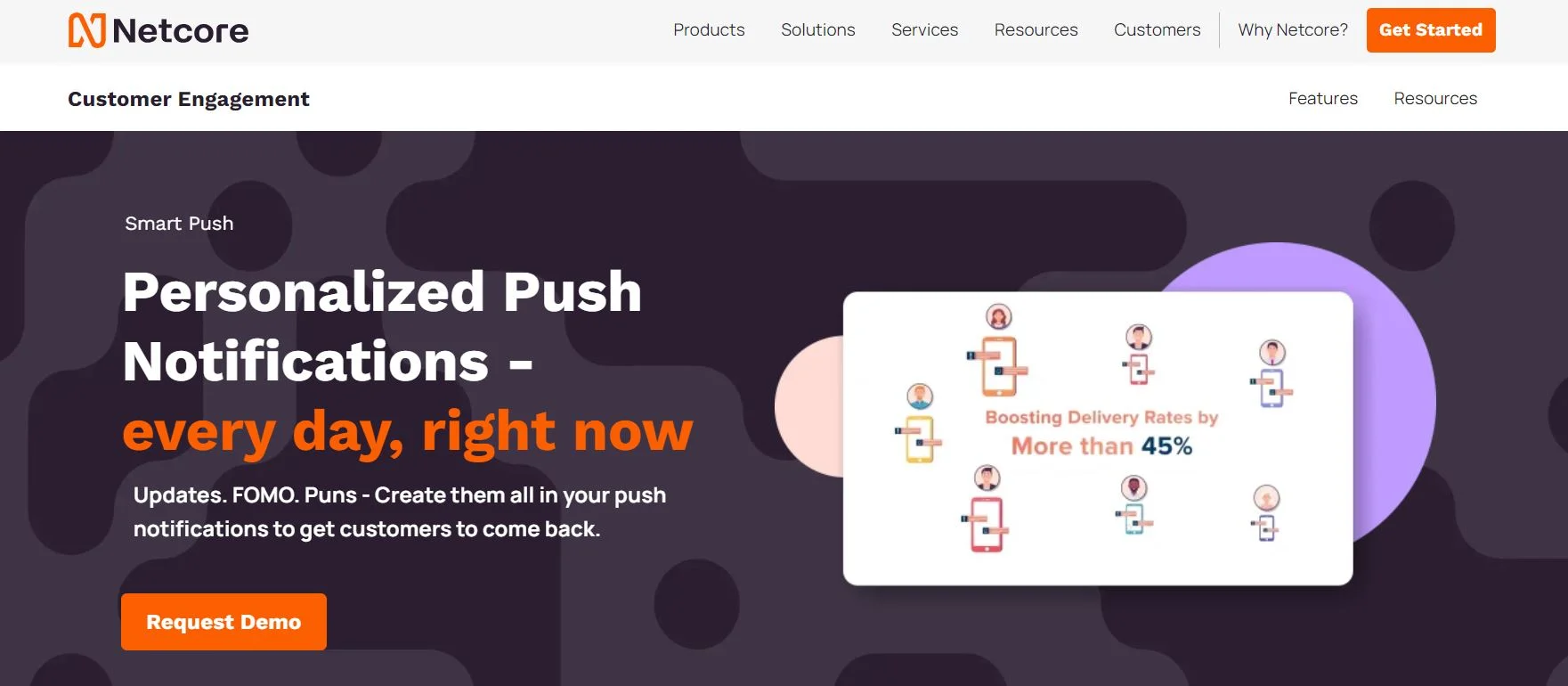 Push notification for gaming industry - Netcore