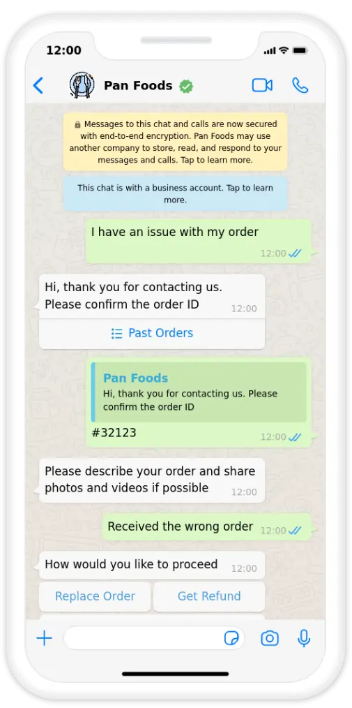 auto replies on whatsapp - Netcore