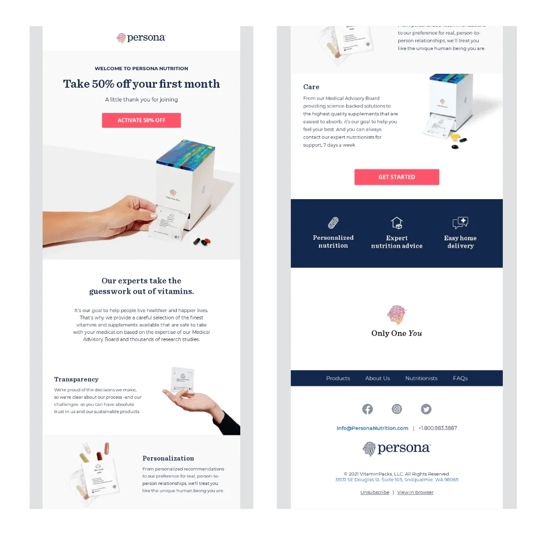 Customer Onboarding Emails - Netcore