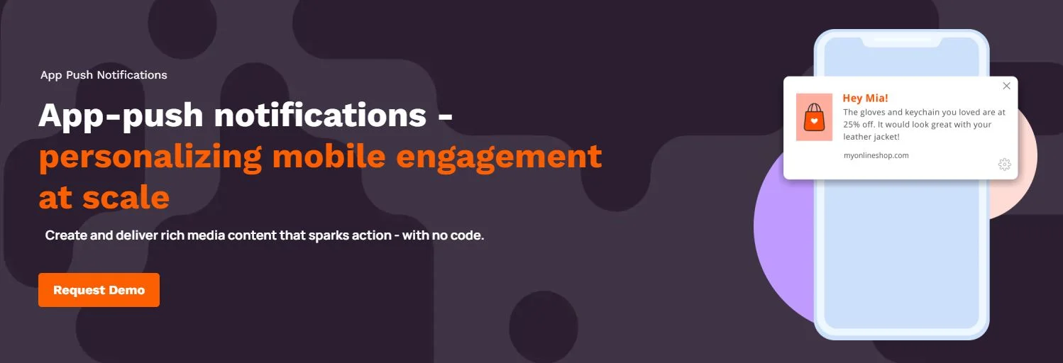 web app push notifications - Netcore
