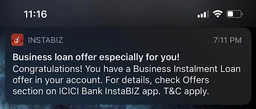 Personalized offers push notification - Netcore
