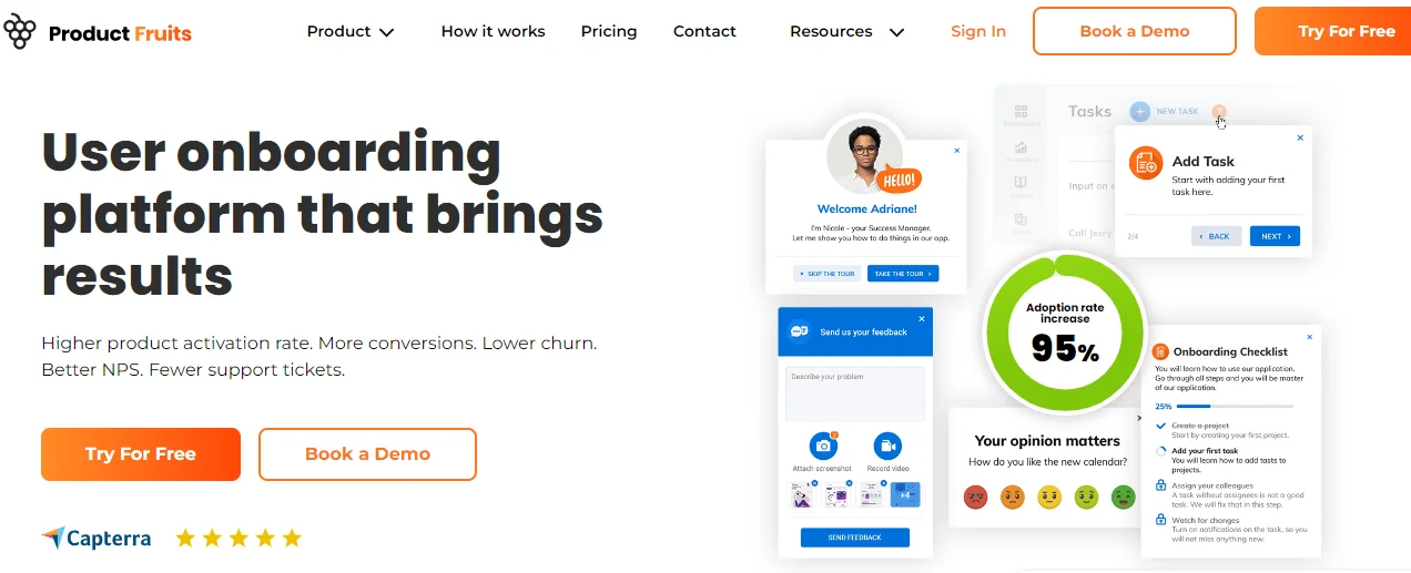 Product Fruits user onboarding platform - Netcore