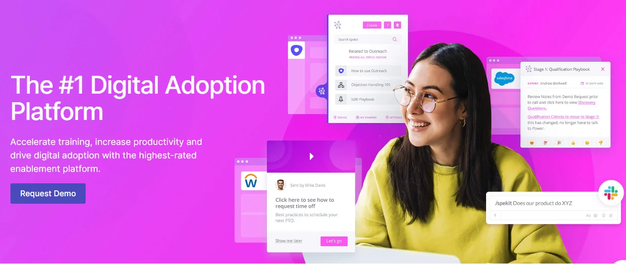 Spekit digital adoption platform - Netcore