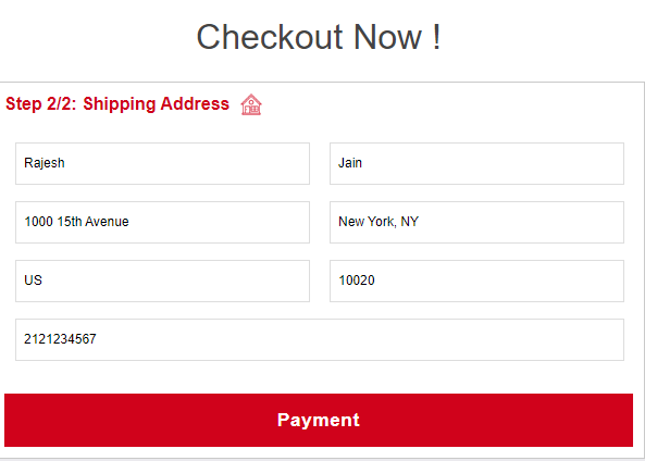 Subsequent forms to drive the payments - amp email - Netcore