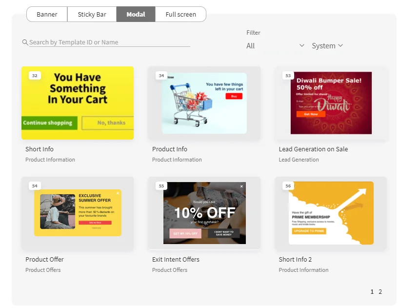 Ready-to-use responsive templates