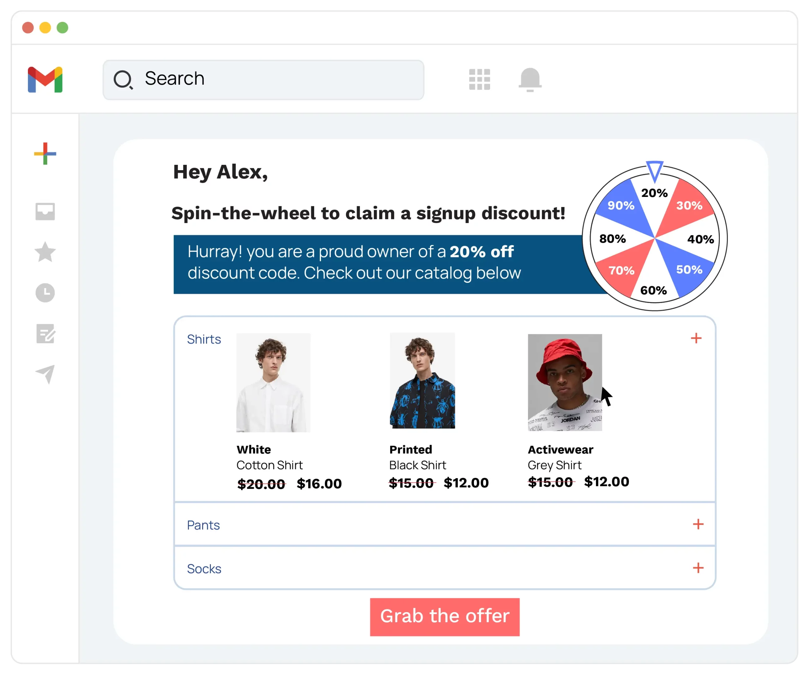 Interactive welcome emails powered by Inbox Commerce