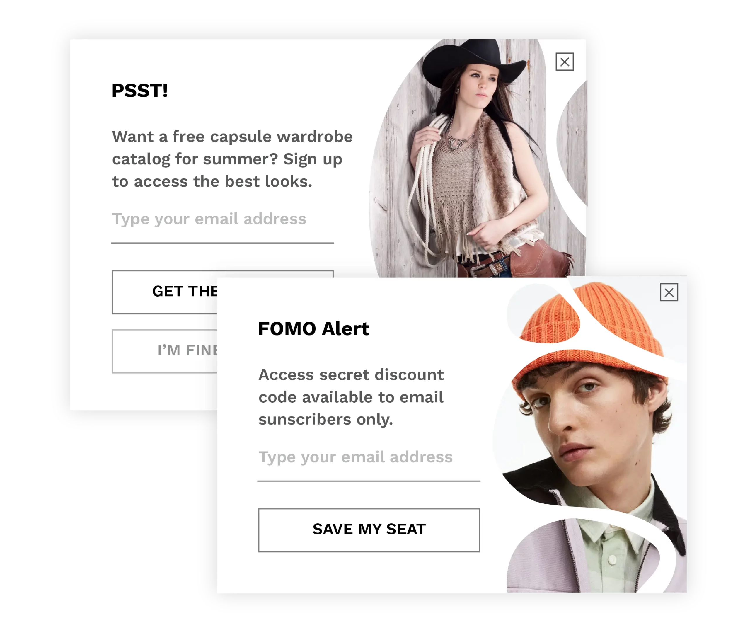 Subscription-based wardrobe updates via Inbox Commerce emails