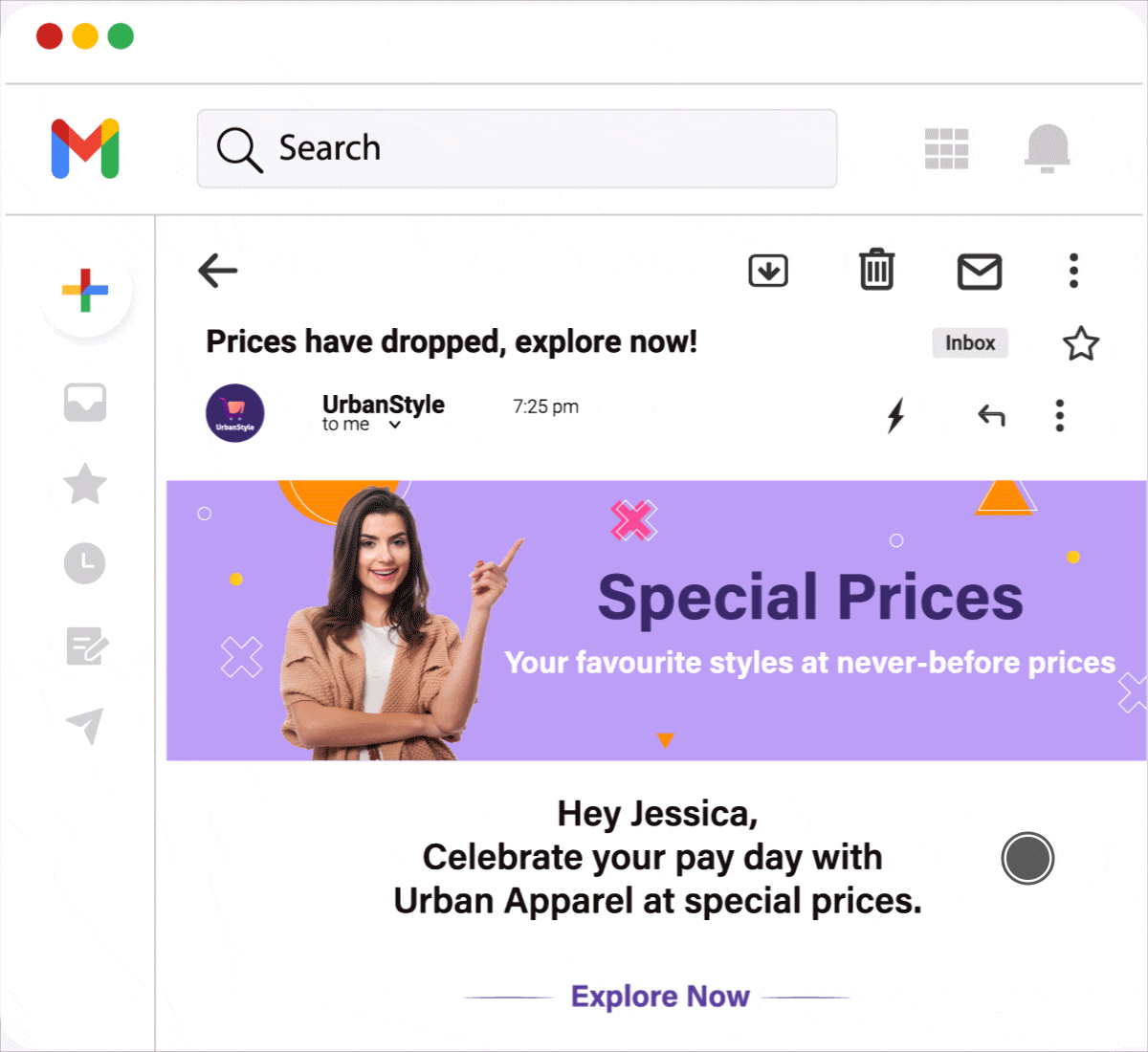 Accordion apparel - Interactive email - Netcore