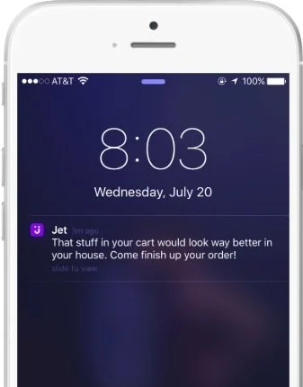 Abandoned cart push notifications - Netcore