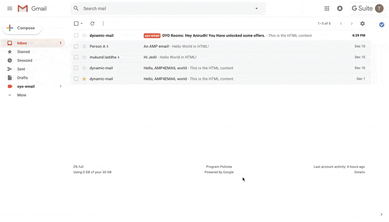 Inbox commerce email template - Netcore