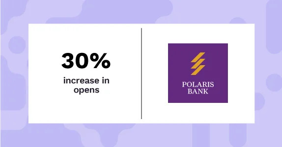 Polaris Bank increases clicks by 10% and decreases unsubscribes by 20% using Netcore’s AI-driven email marketing platform
