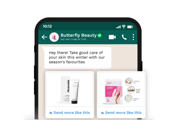 Integrate whatsapp with ecommerce brands to showcase your product