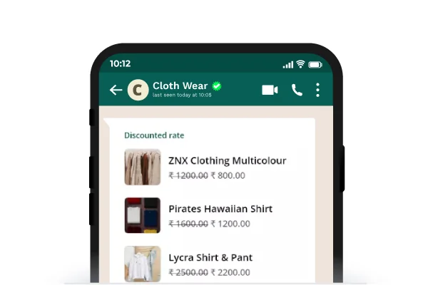 Showcase Multiple products in a single message by Netcore