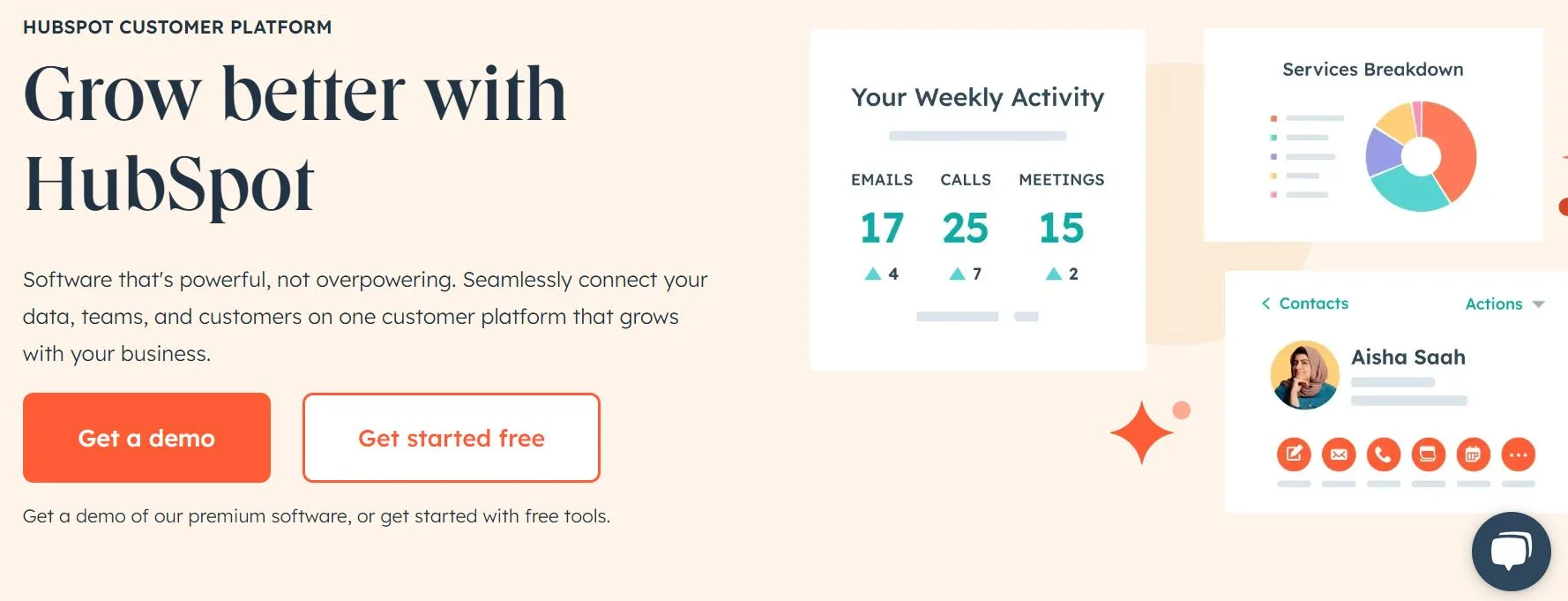 Hubspot customer engagement software