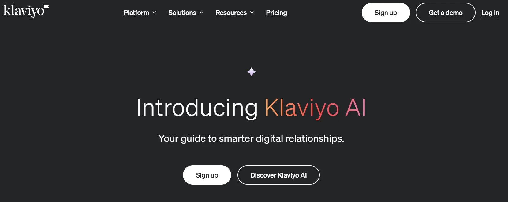 Klaviyo customer engagement software