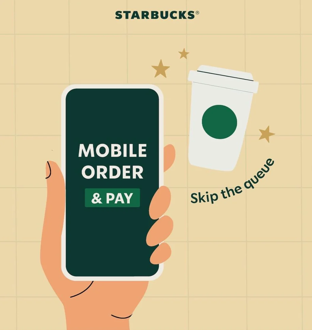 Starbucks: Mobile order and pay | Netcore cloud