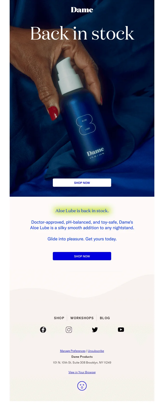 back-in-stock alert - ecommerce marketing ideas | Netcore cloud