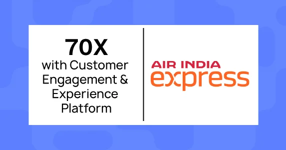 70X ROI Generated with Netcore’s Customer Engagement & Experience Platform
