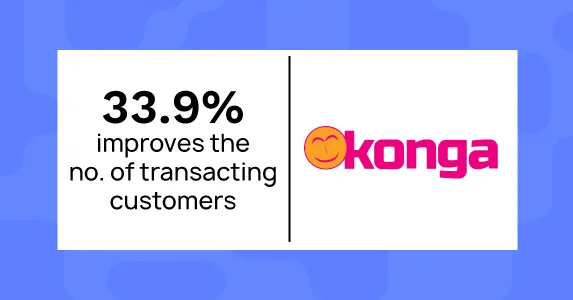 Konga Improves the No. of Transacting customers by 33.9% with Netcore Solutions