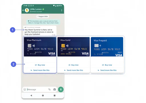 Whatsapp carousel templates as whatsapp marketing strategies | Netcore