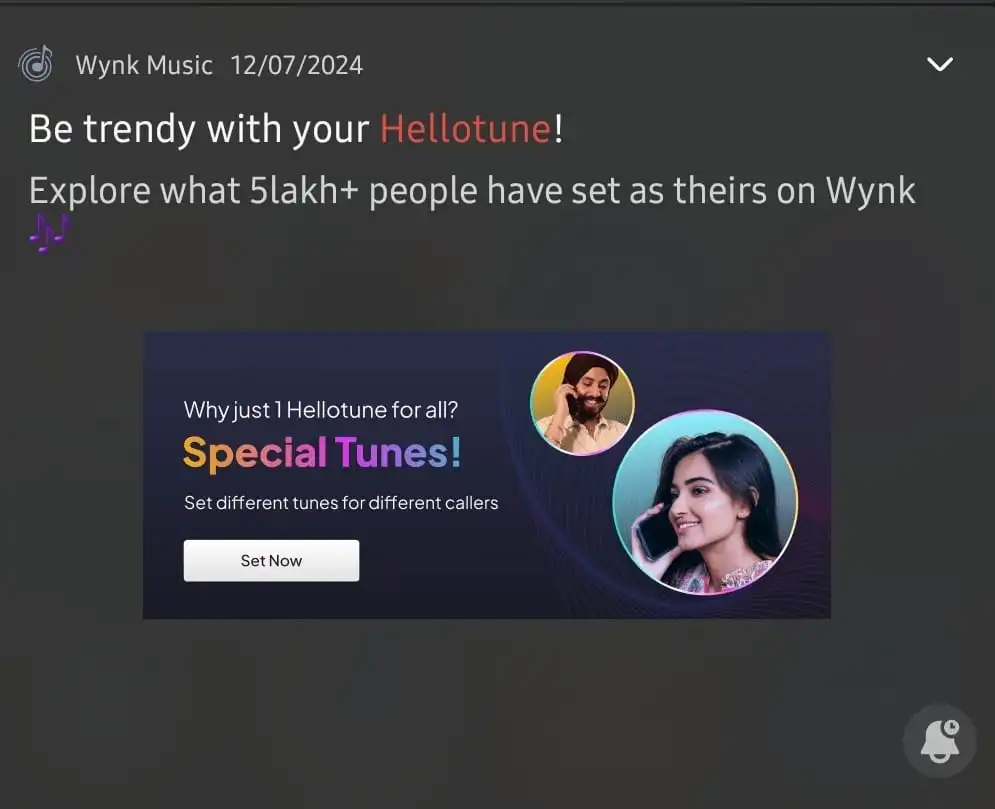 social proof push notification example | Netcore