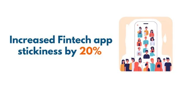 Métricas do aplicativo da fintech