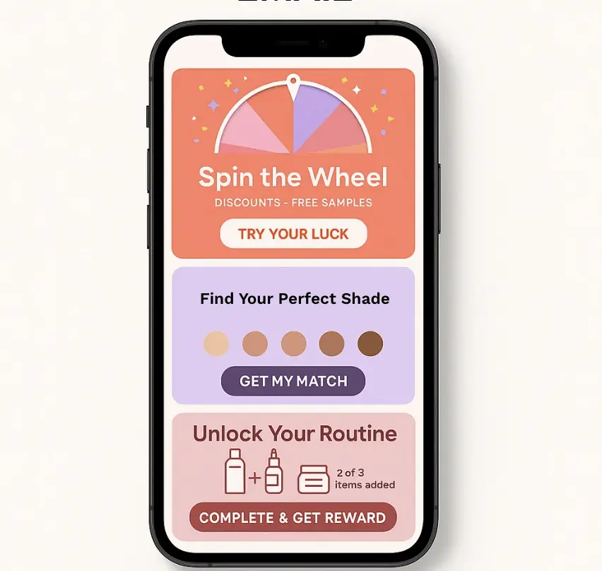 Gamified Shoppable Emails