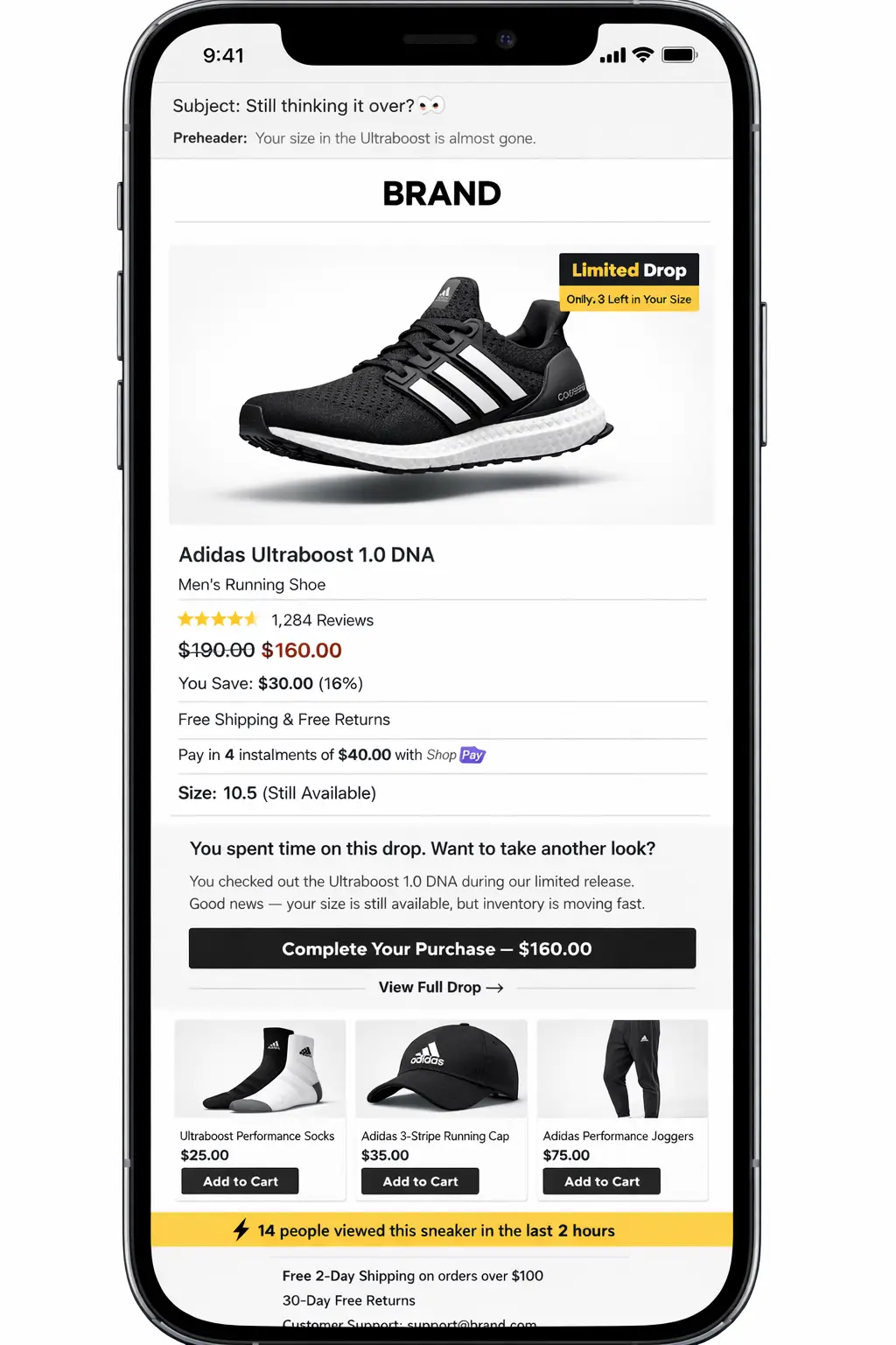 Shoppable Email