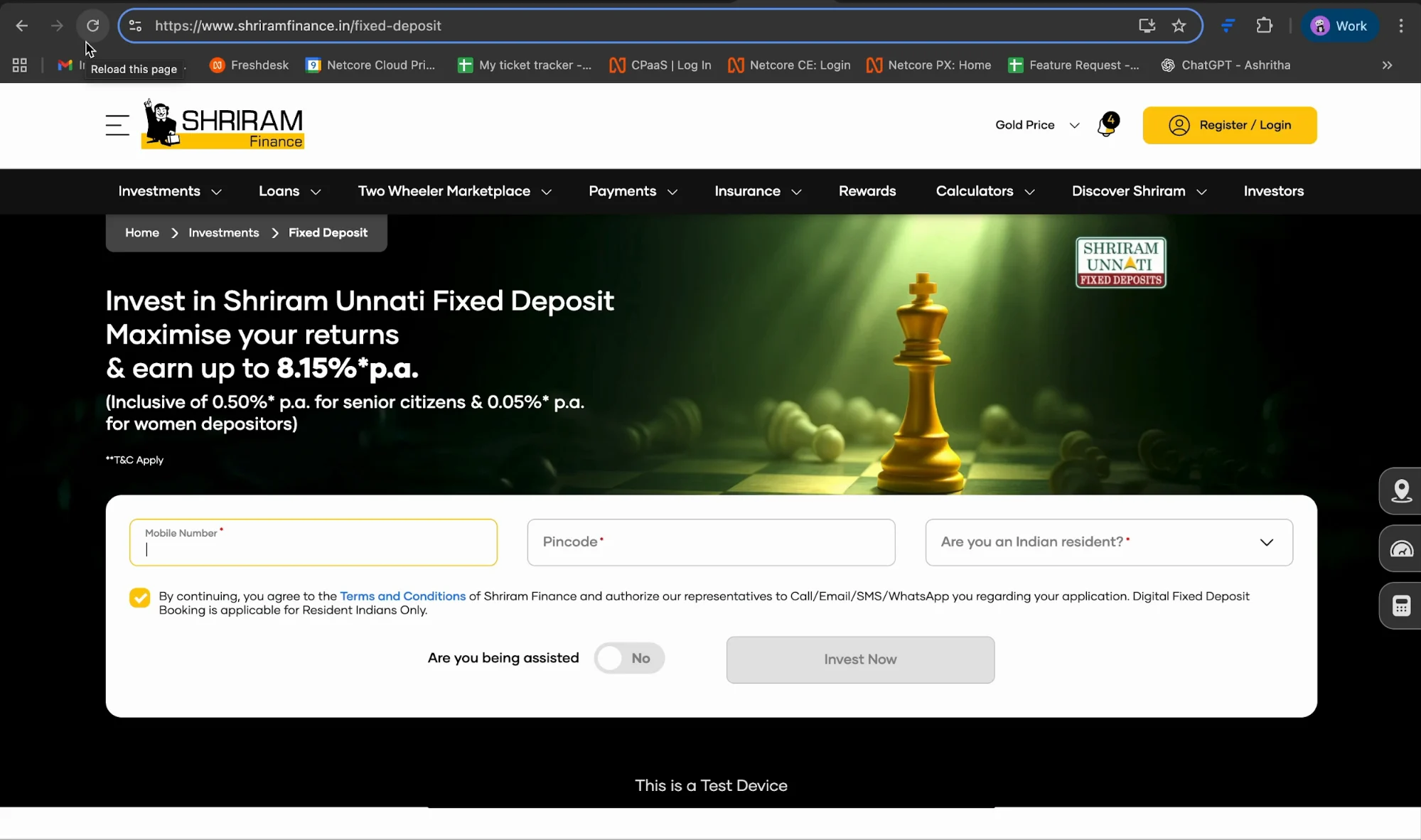 Real-Time Website Nudges