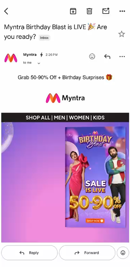 Myntra Mail