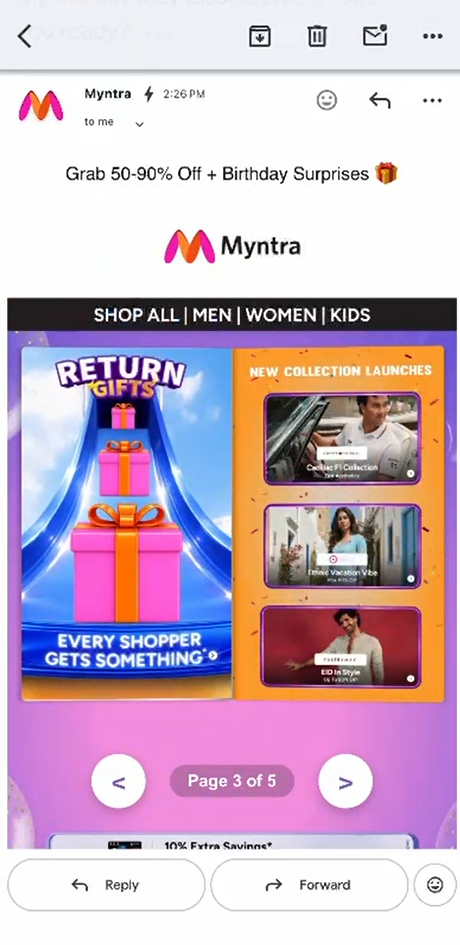 Myntra Mail