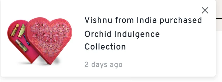 Vishnu from India purchased Orchid Indulgence Collection