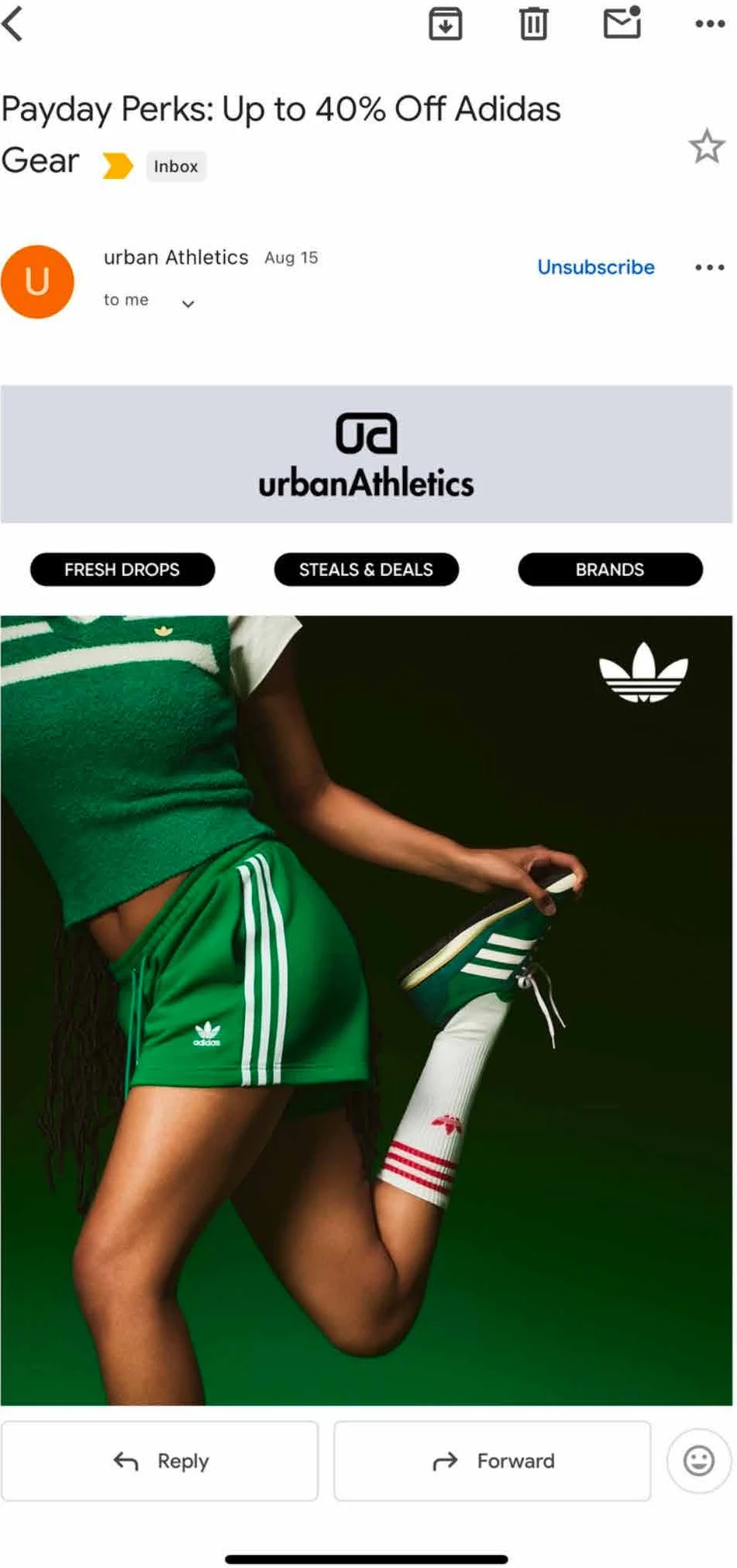 Strategy Urbanathletics Payday Perks Email